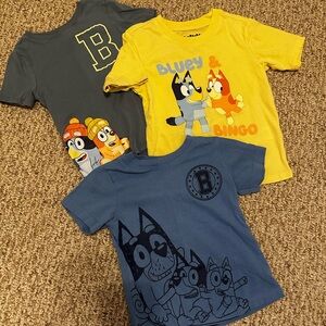 Lot of Toddler Bluey Tees 3T/4T